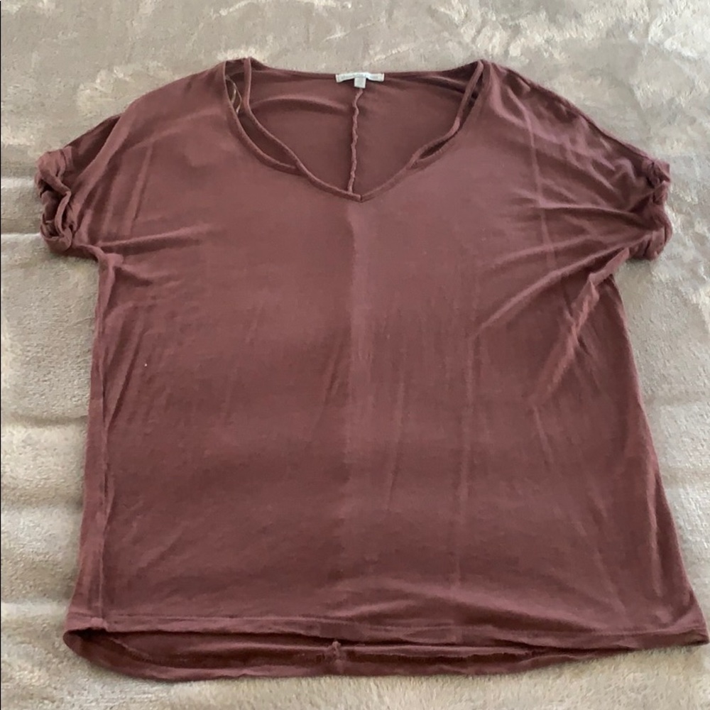 Burgundy/plum colored T-Shirt